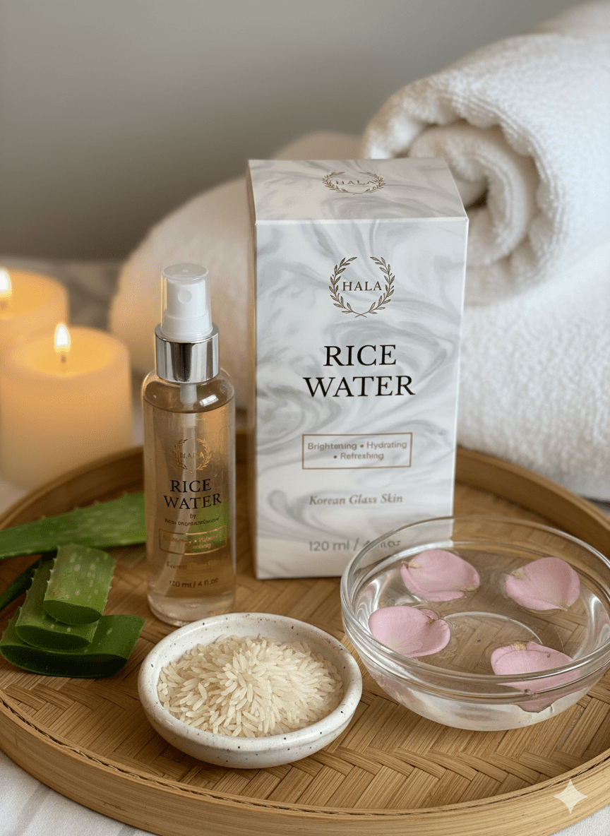 Rice Water Spray | Korean Glass Skin Hala organic skincareRice Water Spray | Korean Glass SkinFace SprayHala organic skincare